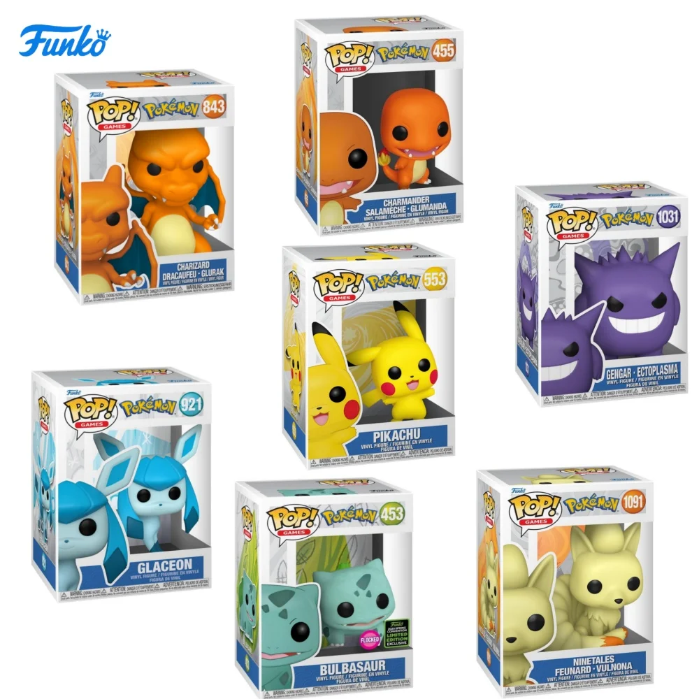 Juegos Funko Pop: Serie Pokémon - Regalos de Año Nuevo - Excelentes regalos para amigos y familiares en Navidad, Año Nuevo y cumpleaños, Decoraciones de la cultura pop, Regalos de cumpleaños, Coleccionables de cómics, Productos con licencia oficial, Coleccionables premium, Recuerdos de cómics, Regalos para geeks, Coleccionables