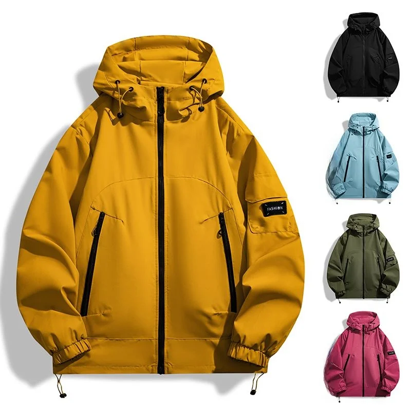 

Уличное мягкое свободное пальто ell Jaet ex на весну, осень и зиму, ветрозащитное водонепроницаемое свободное пальто для пешего туризма, мужское Faion Urban Sle Polyes...