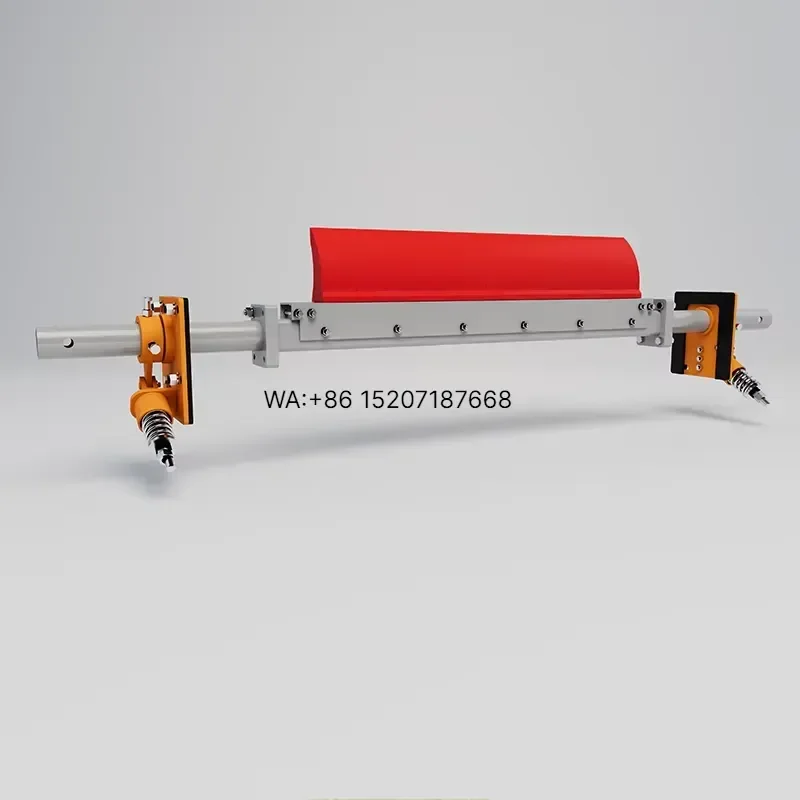 Wmwmnu Ceramic Head Pulley Primary Conveyor Belt Scraper High Temperature Corrosion Resistant for Harsh Conditions Cleaning