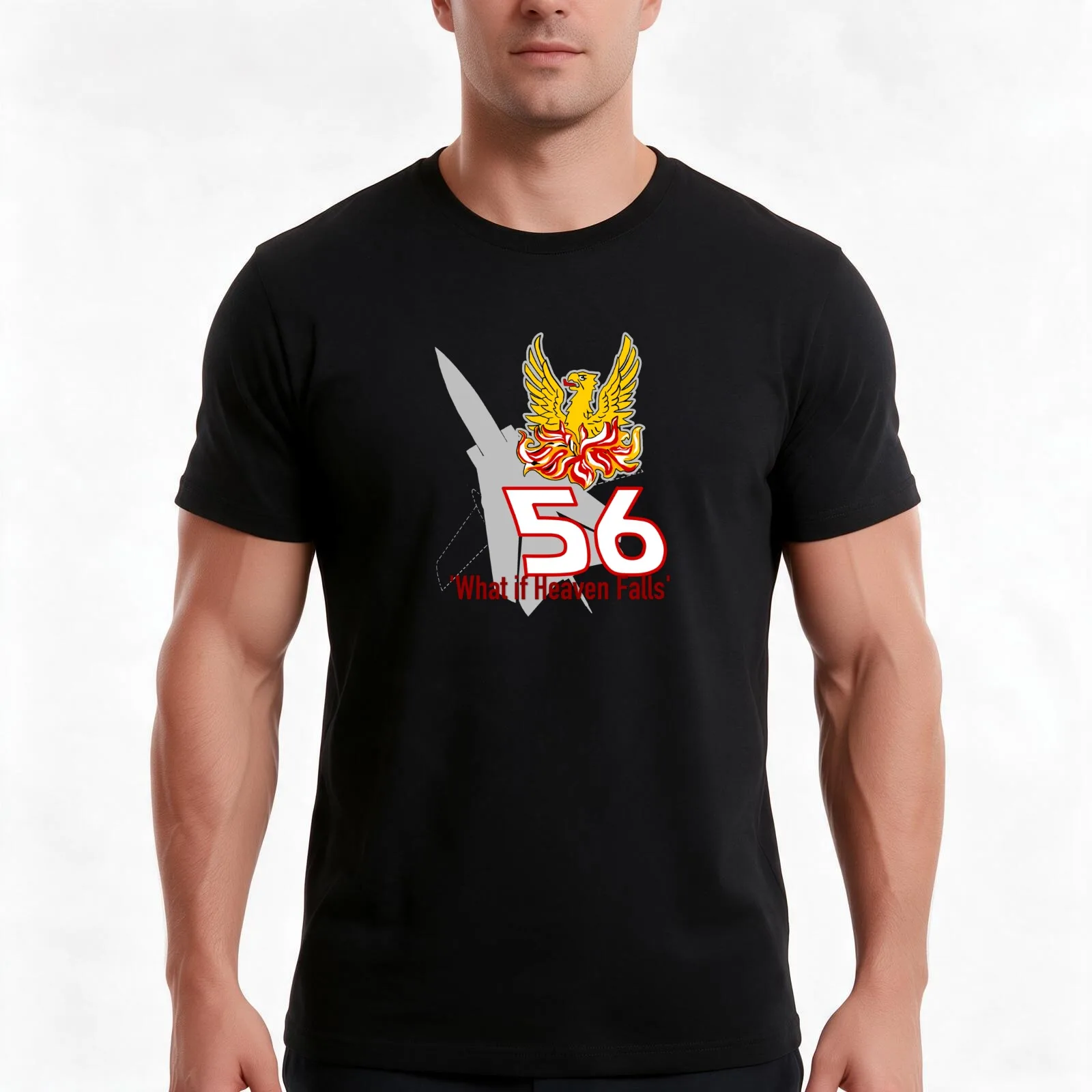 56 Firebirds Squadron RAF Panavia Tornado F3 Aircraft UK Grouping T-Shirt, Summer Casual Cotton Tee, Oversized Streetwear Tops