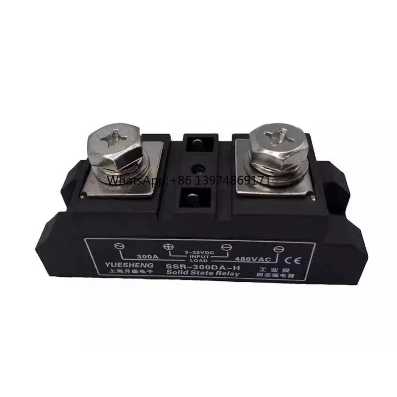 

150-400A Industrial Grade AC Solid-state Relay SSR-150DA-H SSR-200DA-H SSR-300DA-H