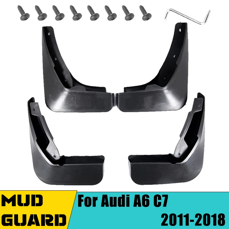 

4 PCS Car Mudguard Mud Flaps For VW Volkswagen Passat CC 2009-2017 2010 2011 ABS Auto Splash Flap Guard Rear Fender Accessories