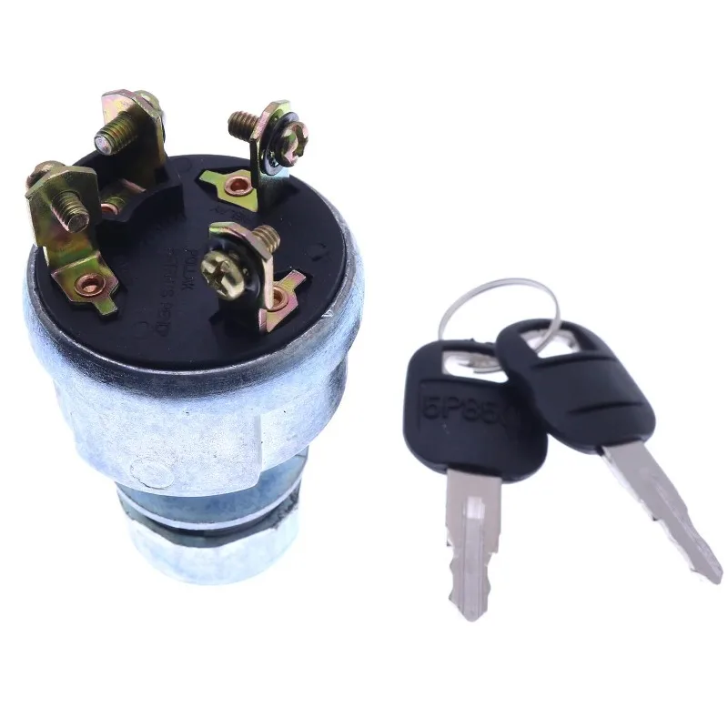 MUGURO Replacement Parts for Start Switch W/2 Keys 9G-7641 for CAT 320 303 330 322 375 E180 E240 E300 Mod-JN88-1485