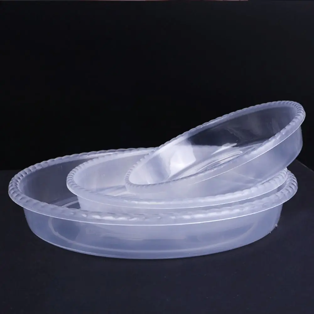 

High Quality Plastic Plant Pot Tray Clear Sturdy Drip Trays Durable Plant Tray Indoor And Out Door Plant