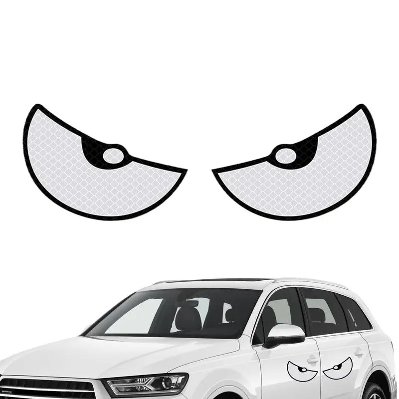 

Car Devil Eyes Reflective Stickers Warning Car Reflective Safety Tape Sticker Cat-eye Decorative Decals For Car Truck Motorcycle