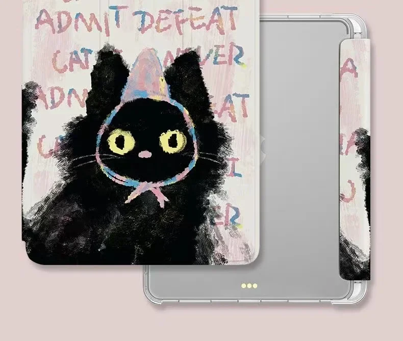 

For iPad 2022 2021 2020 Pro 10.2 10.9 11 Inches Graffiti Cat Case For iPad Air 4 5 10.9 3 10.5 Mini 4 5 7.9 6 8.3 Inches Cover