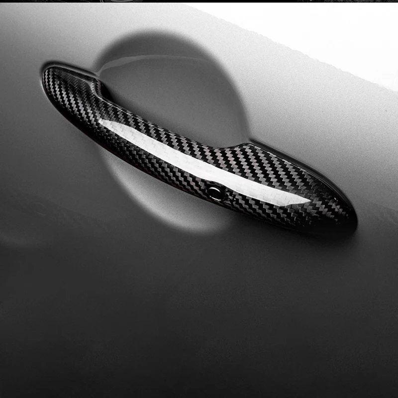 

2 накладки из карбона на ручки дверей автомобиля, внешние аксессуары для MINI Cooper F54 CLUBMAN F55 F56 F57 F60 COUNTRYMAN