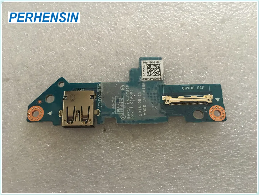 0G3PWR  FOR Dell  Alienware 17 R4 USB IO Board G3PWR BAP10 LS-D759P 100% Works Perfectly