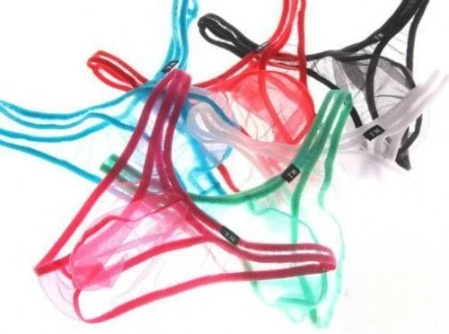 

Mesh Briefs for Men Sexy Low Rise Elastic Breathable Solid Color Underwear