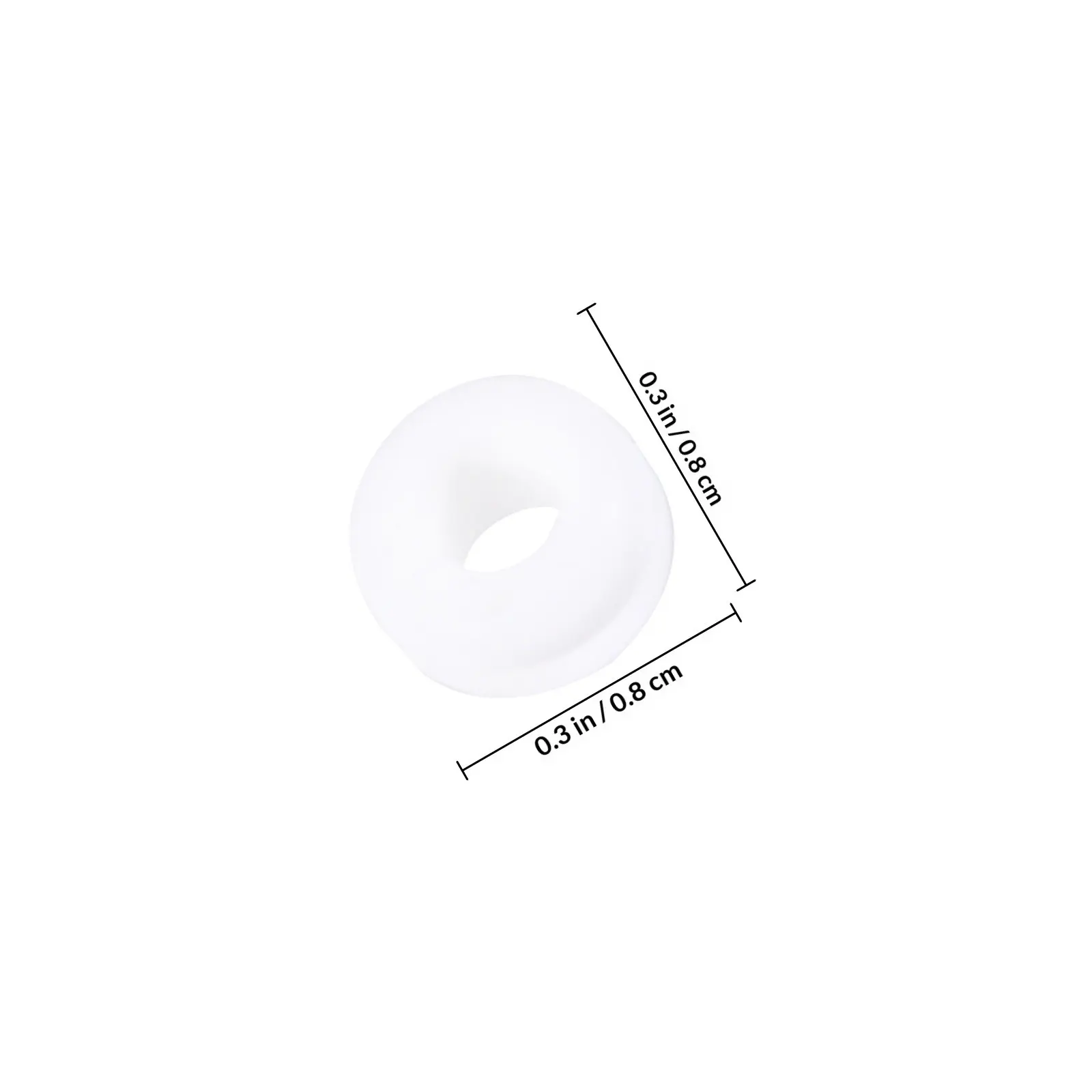 50pcs Silicone Grommet 6Mm Inner Diameter Heat Resistant Wire Protection Ring For Pump Electrical Appliance Chemical Pipeline