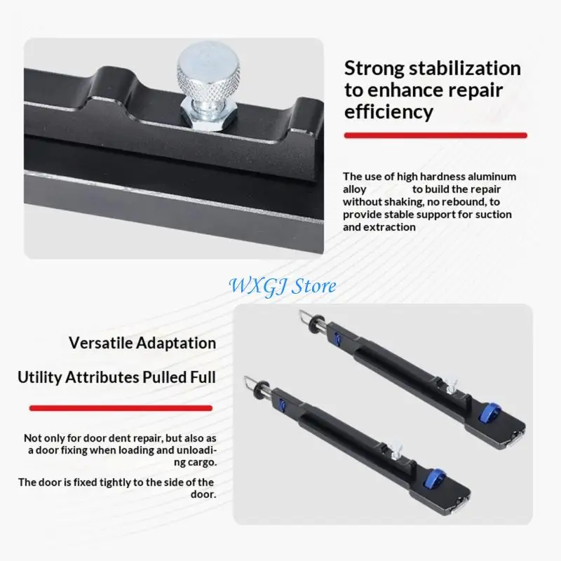Ferramenta alumínio ajustável multiuso 37JE para reparo amassados ​​de veículos e retenção porta