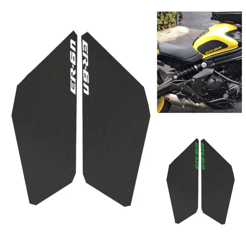 FOR  ER6N  ER-6N Motorcycle Tank Traction Pad Side Gas Knee Grip Protector Anti slip sticker