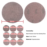 10Pcs 5inch 125mm Mesh Sanding Discs Hook&Loop Abrasive Dust Free Disc Anti-Blocking Sharp Grinding Sandpaper for Wood Furniture 4