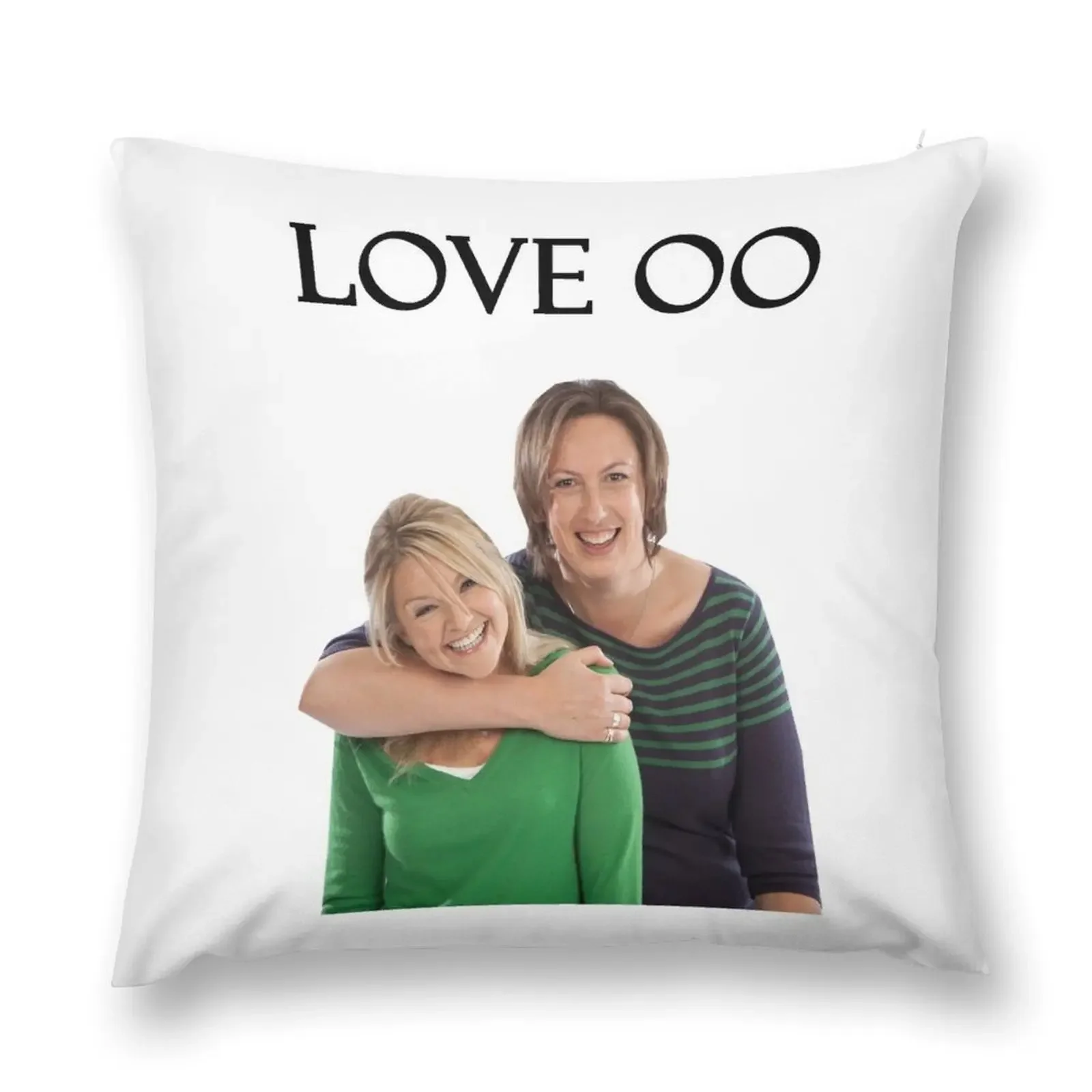 Miranda and Stevie - Love OO Throw Pillow luxury decor Decorative Cushion Sofa Cushions pillow