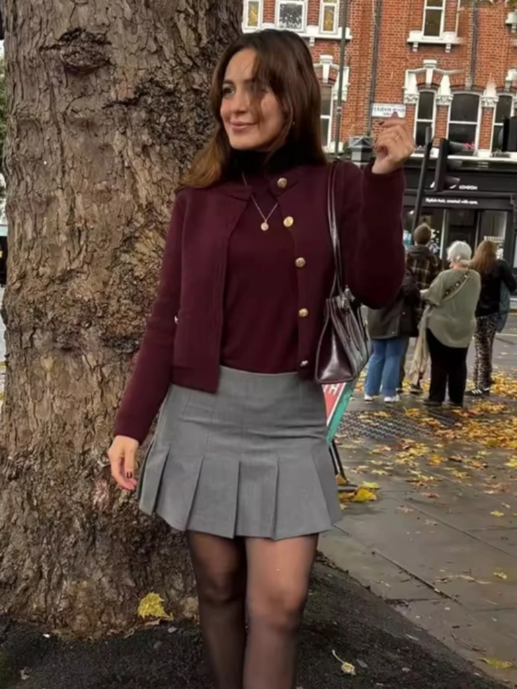 Women Knitted Cropp… - image