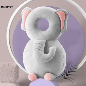 Babybaby Walkers Kopfschutzkissen Plüsch Tiereinstellungen Verstellbares Schutzkissenbad für Kinder vorhanden 6 Hauptverkaufsgeschenk Neugeborene - №5