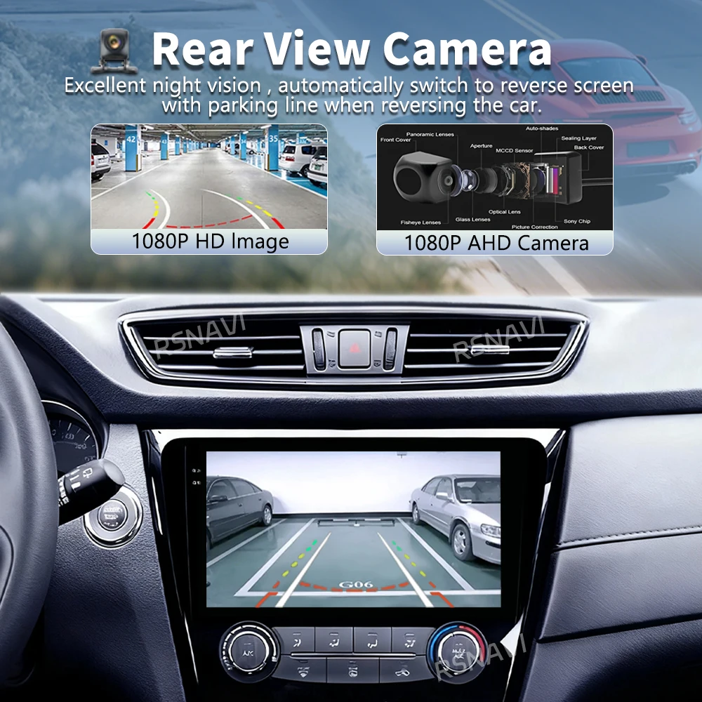 Android 16 For Nissan Qashqai J11 X-Trail Xtrail T32 Rogue Dualis 2013-2021 Stereo CarPlay Car Radio Multimedia 360 Camera