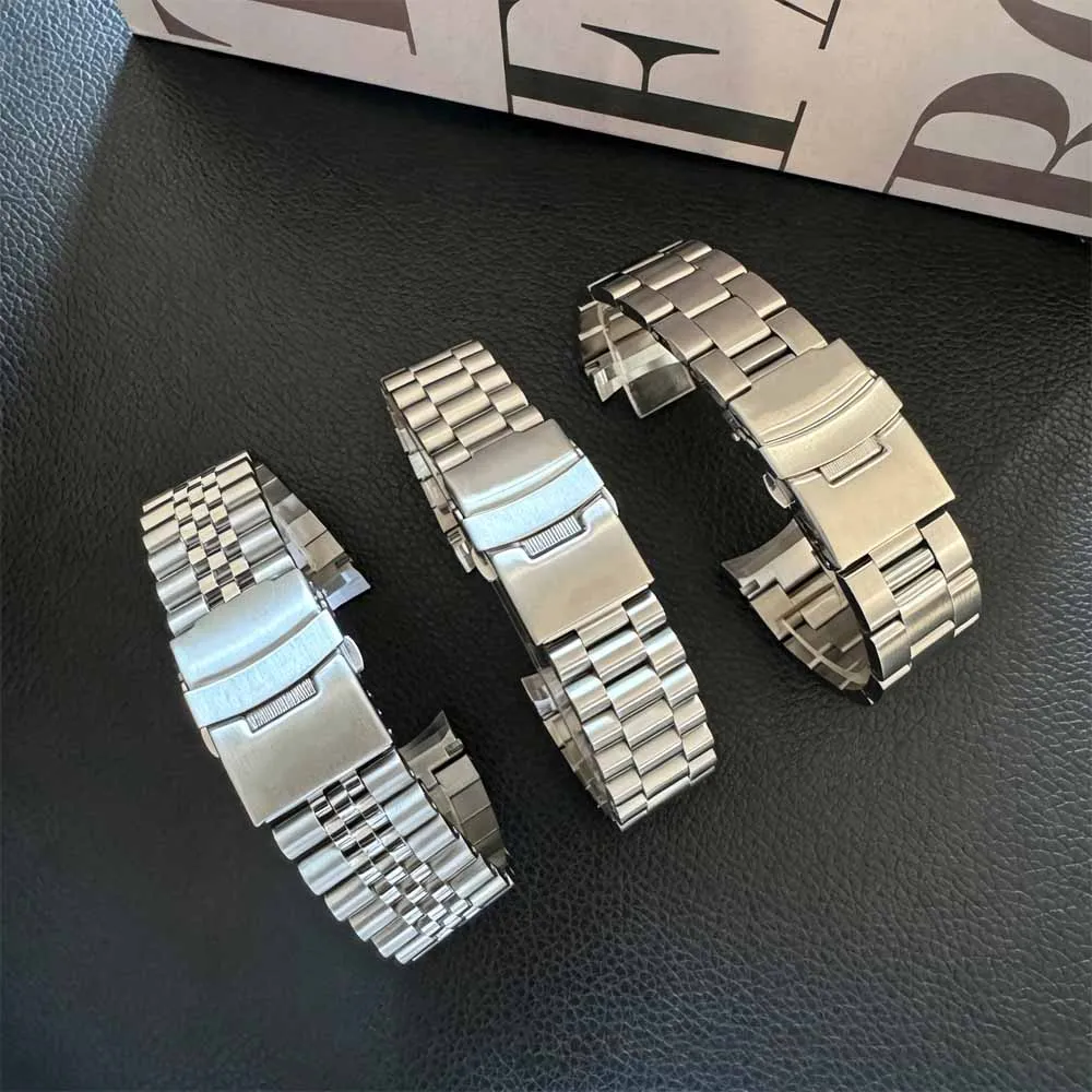 For Casio Duro Mdv107 MDV106 Watch Strap 3 Styles 22mm Diving Steel Metal Wristband Bracelet Modified Replacement Watchband Part