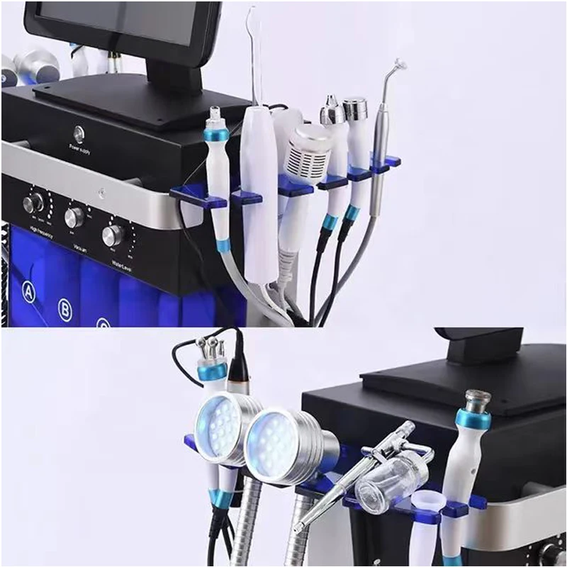 14 in 1 Hydro Oxygen Jet Facial Microdermabrasion Vertical Machine Aqua Hydra Dermabrasion Facial Machine for Water Spa