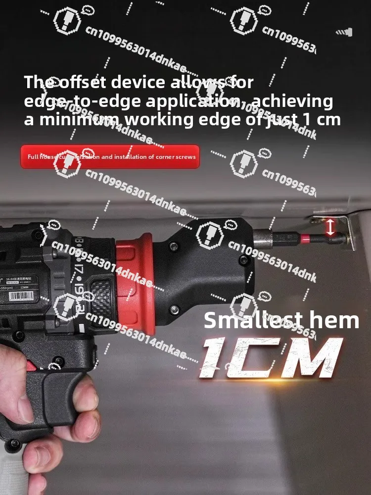 Brushless Electric Drill Four-purpose Small Steel Cannon Four-head Lithium Electric Drill Quick Change Chuck Household Pistol