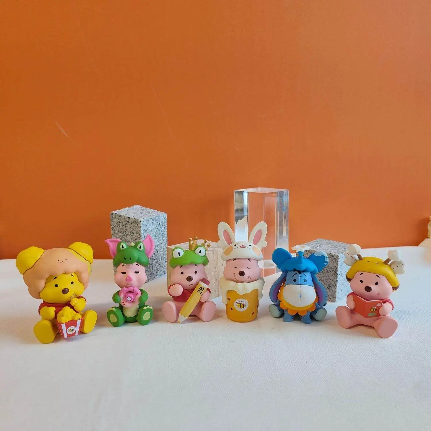 

Аутентичная слепая коробка с изображением медведя, ручная работа, Pupu Honey Can Pijie Pig, мультяшная кукла, украшение для рабочего стола, праздничный подарок-сюрприз для друга