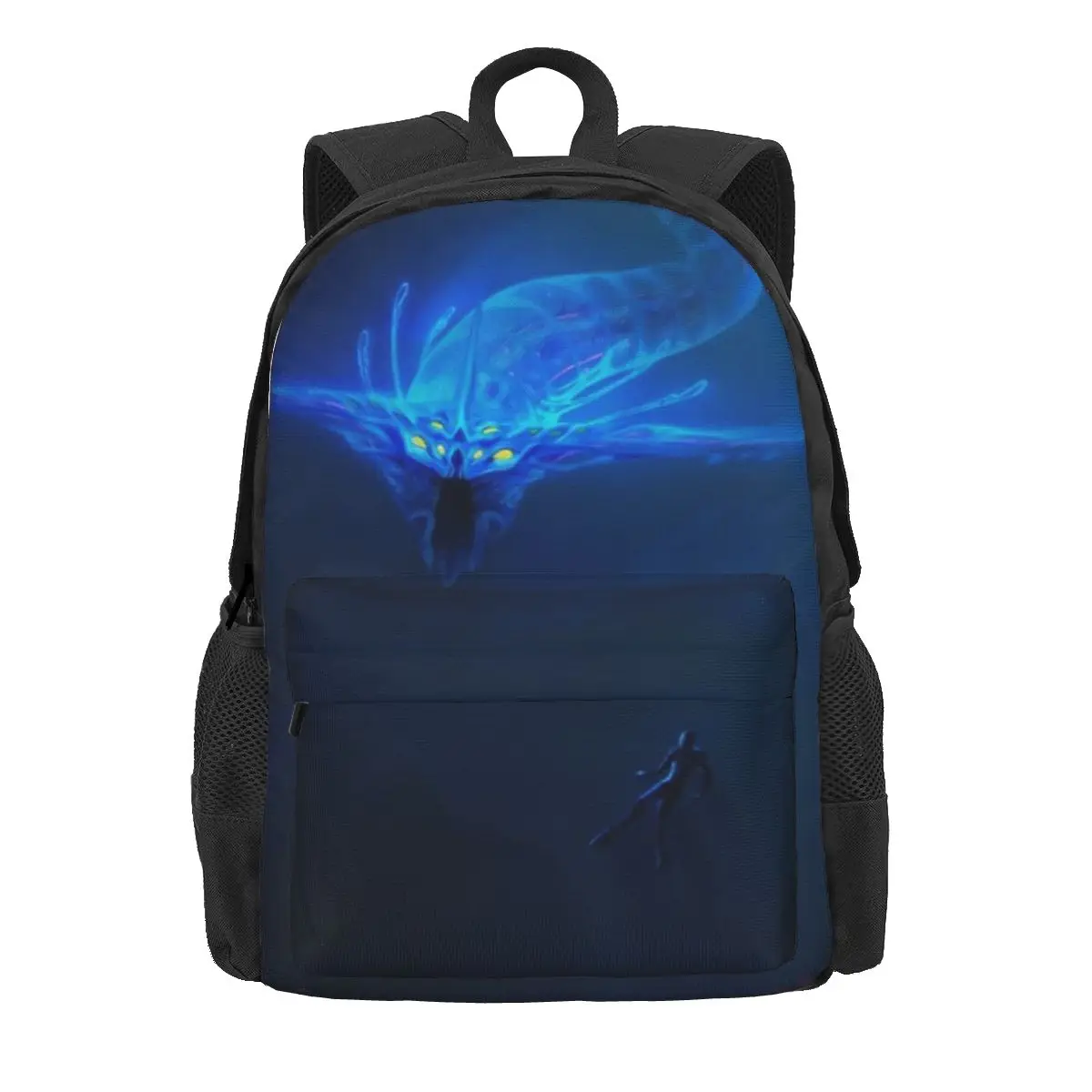 Subnautica- Ghost Leviathan Poster Backpacks Boys Girls Bookbag Students School Bags Kids Rucksack Laptop Rucksack Shoulder Bag