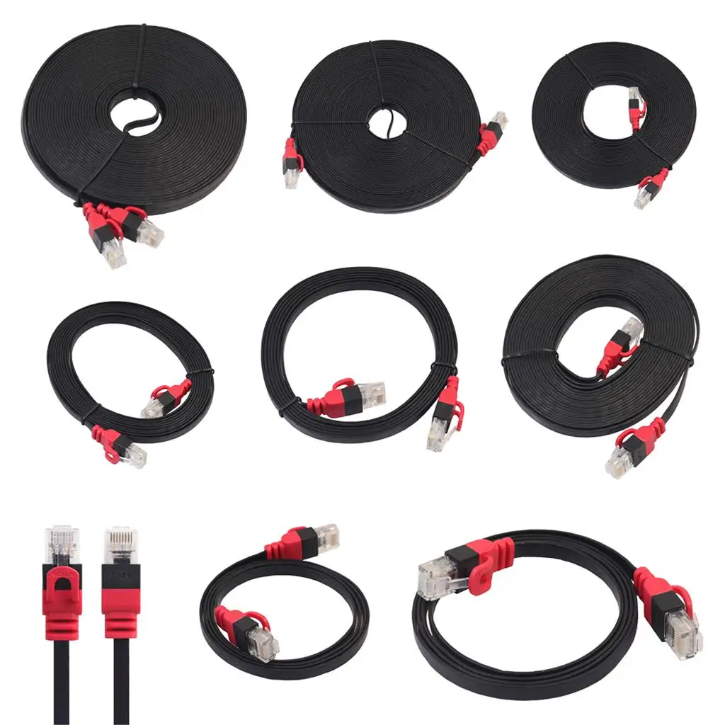 Cat Six Ethernet-Kabel Lan Netzwerk RJ45 Patchkabel für PC 0 Gbit/s