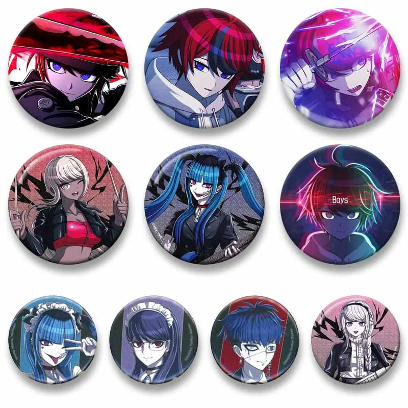 The Hundred Line Takumi Sumino Eito Aotsuki Brooch Cartoon Game Enamel Pins Jackets Shirts Bags Jewelry Badge Collectible Gifts