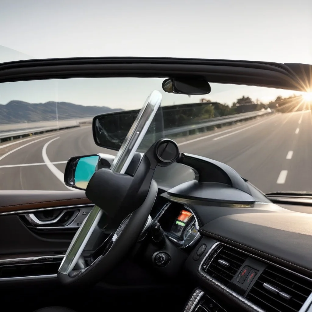 

Universal Mobile Car Phone Holder - Windshield Mount Stand for Smartphone Support Voiture Porta Celular Compatible