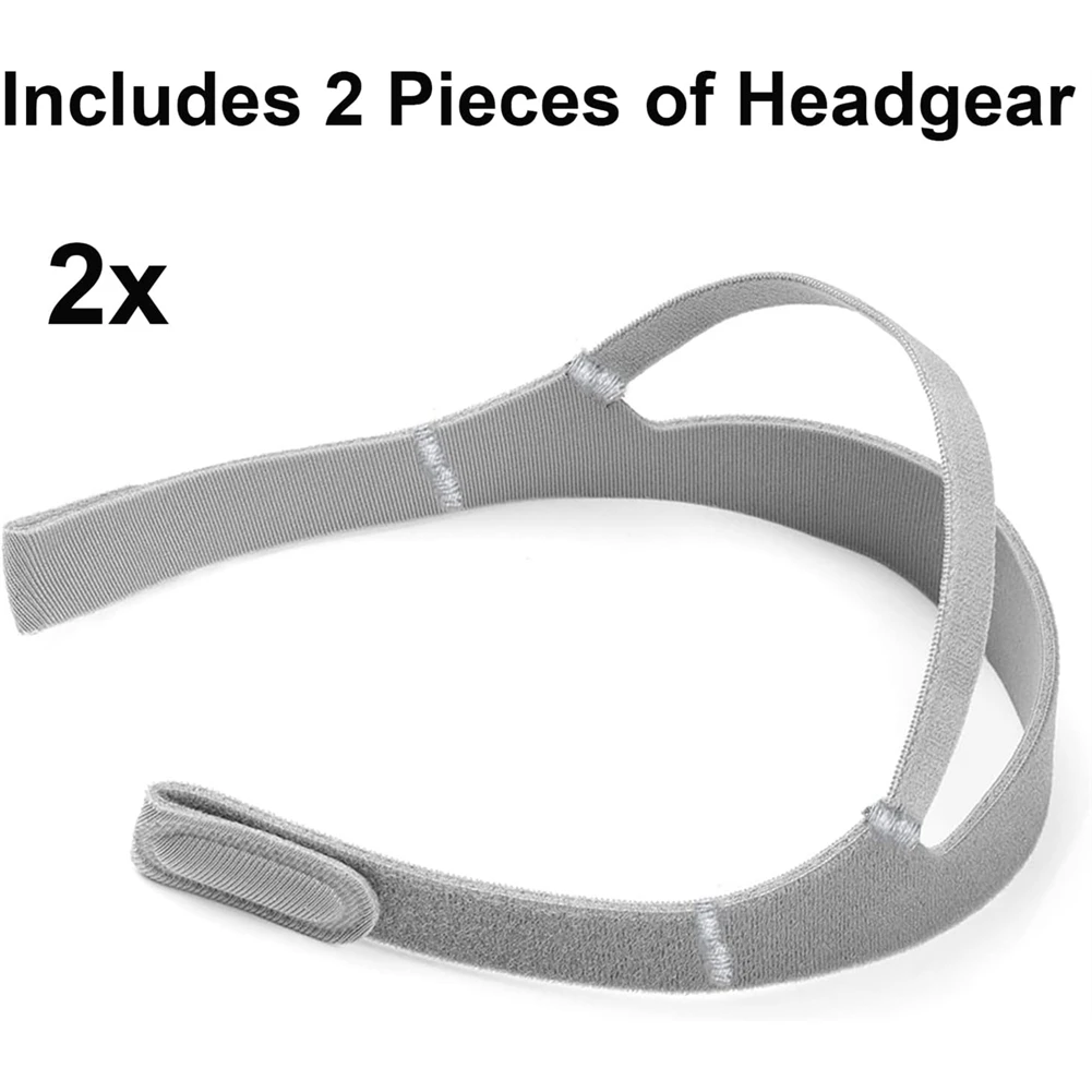 Para Respironics Para Dreamwear Compatível CPAP Headgear 2-Pack Substituição - Funciona para Dreamwear Máscara Nasal, Faixa de Cabeça de Gel