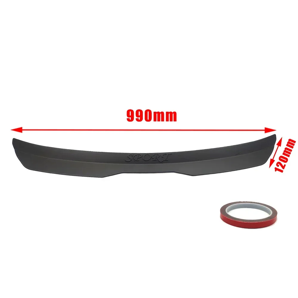 Hatchback rear roof lip spoiler wing Universal Car spoiler Rear Roof Lip Spoiler Wing ABS Decoration Strips Fit Hatchback Car