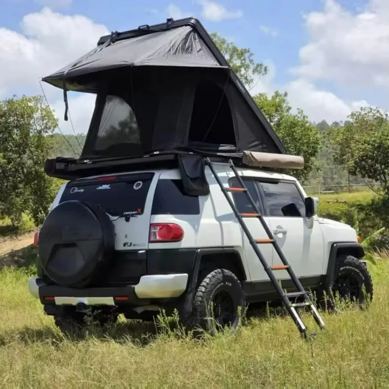 

Wild Land Hard Shell Roof Top Tent Aluminium Car Rooftop Tents Triangle Roof Top Tent for Camping,Custom