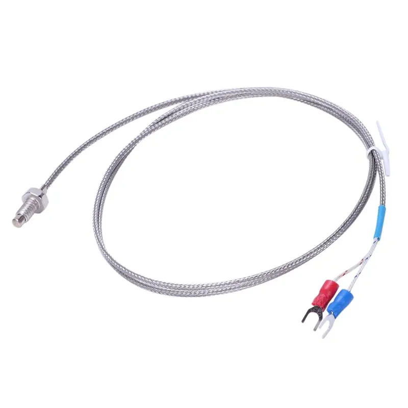 

Y42A-5Pcs 3.3Ft Термопара типа K для контроллера температуры, датчик-щуп 0-400°C