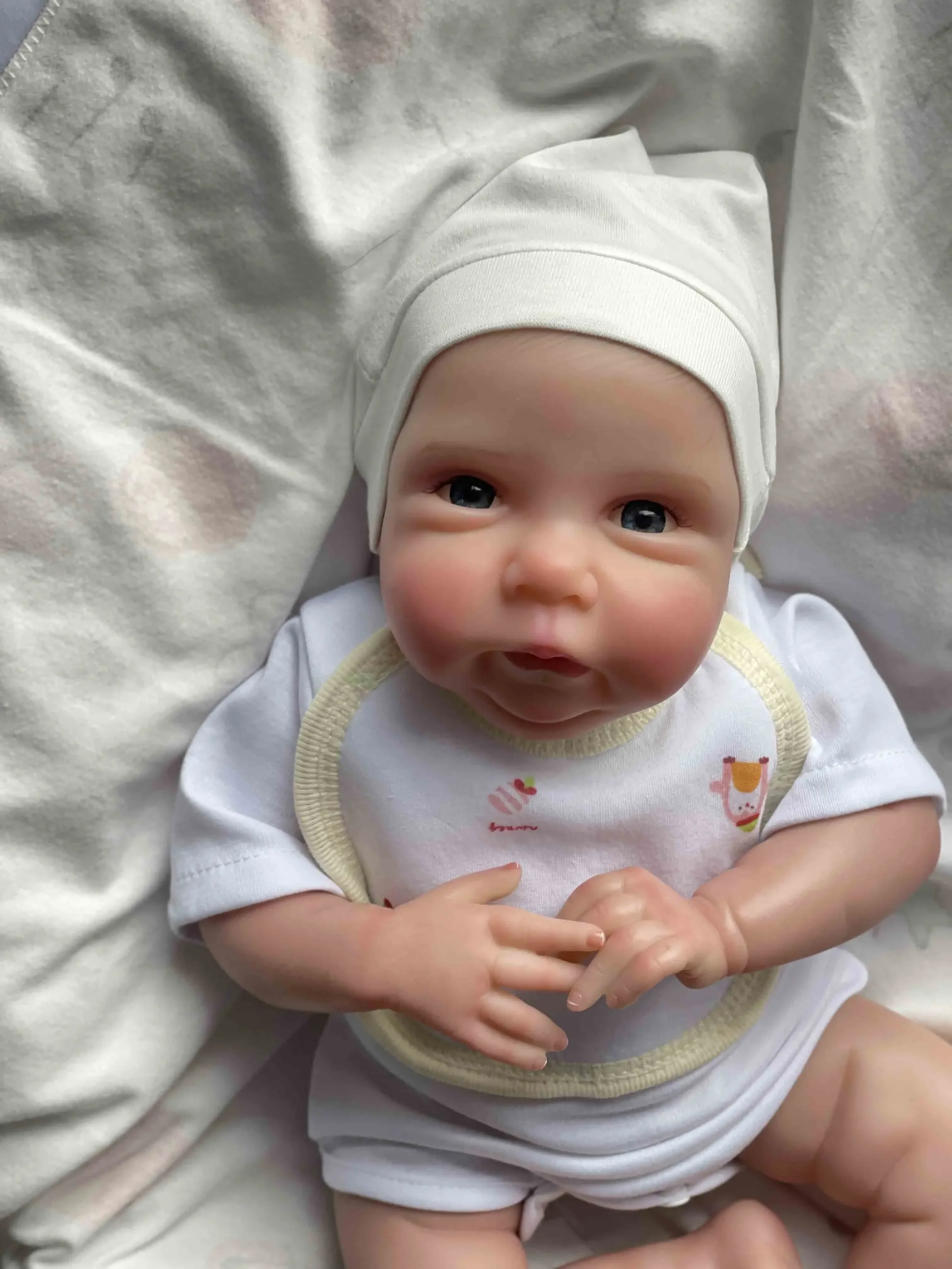 48cm Reborn Baby Doll Miley Same As Photo Lifelike Soft Touch 3D Skin With Visible Veins High Quality for Girls Gift