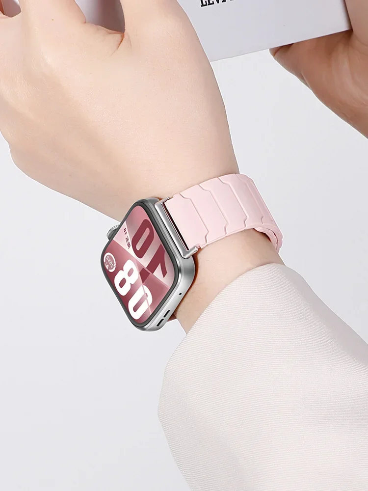 Pulseira magnética para huawei watch fit 4/3/2 banda pulseira de silicone para huawei watch fit3 pulseira para huawei fit 4 pro correas 4/4pro