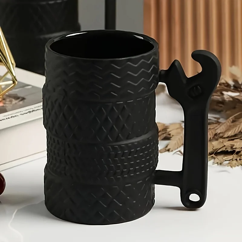 كوب بتصميم إطارات مبتكر ذو سعة كبيرة من السيراميك للبيع بالجملة عبر الحدود #2