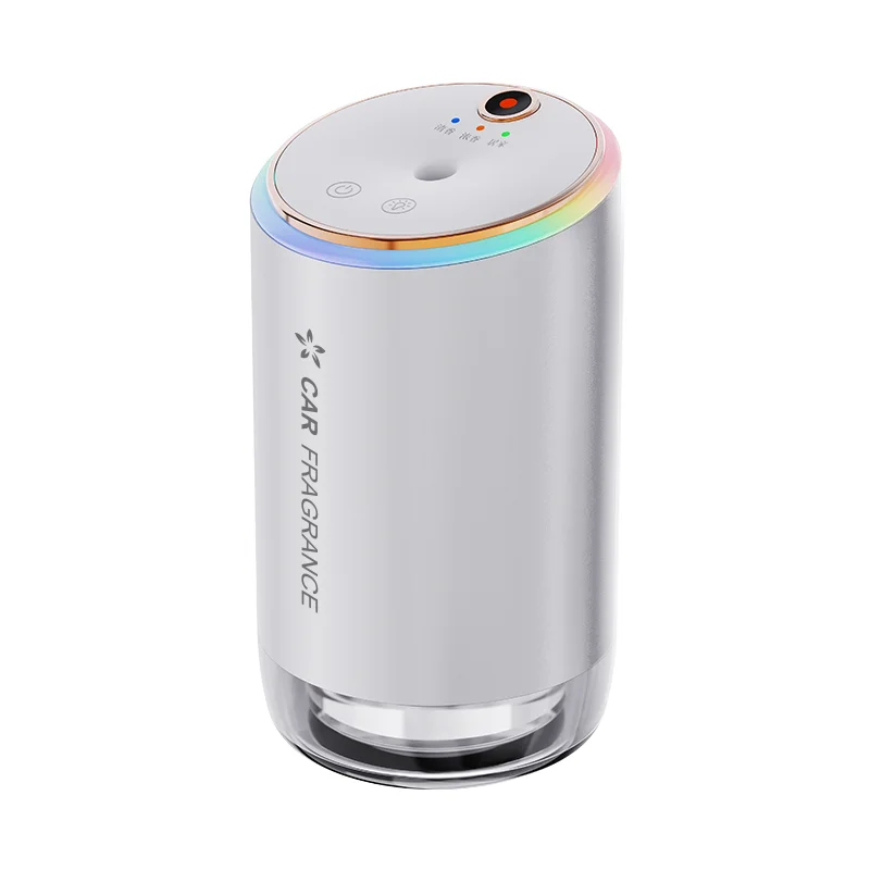 Portable Aroma Diffuser Air Humidifier Waterless Smart Car Usb Essential Oil Diffuser Rechargeable Aromatherapy Car Perfume