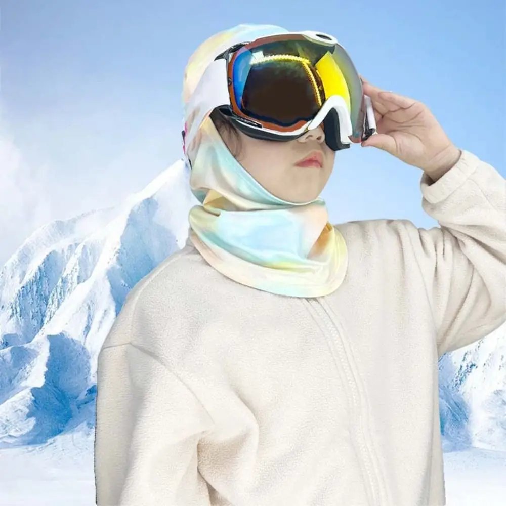 

Ветрозащитная маска-балаклава, теплая морозостойкая детская лыжная маска, головной убор на все лицо, дышащая кепка для верховой езды, пешего туризма, велоспорта для девочек