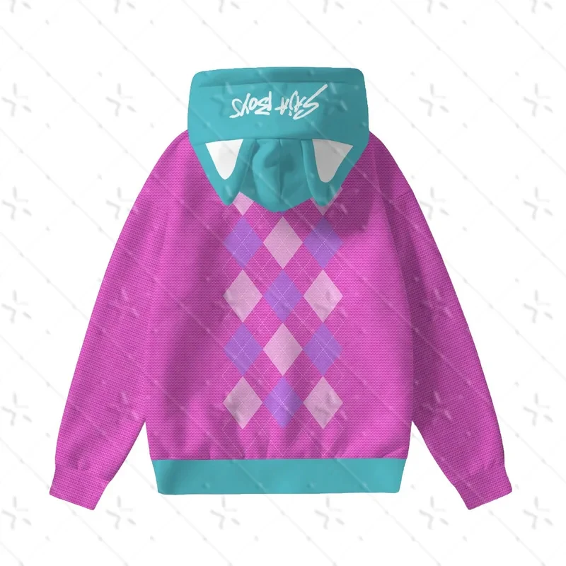 

¿2026 Unisex Cat Ear Hoodie Sweatshirt Cosplay Costume Set for Kids Adults Halloween Christmas K-Pop Anime¿*&