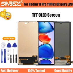 OLED 6.67'' For Xiaomi Redmi Note 11 Pro 11 PRO Plus 5G LCD Display Touch Screen Digitizer Assembly 21091116UG 21091116UC LCD