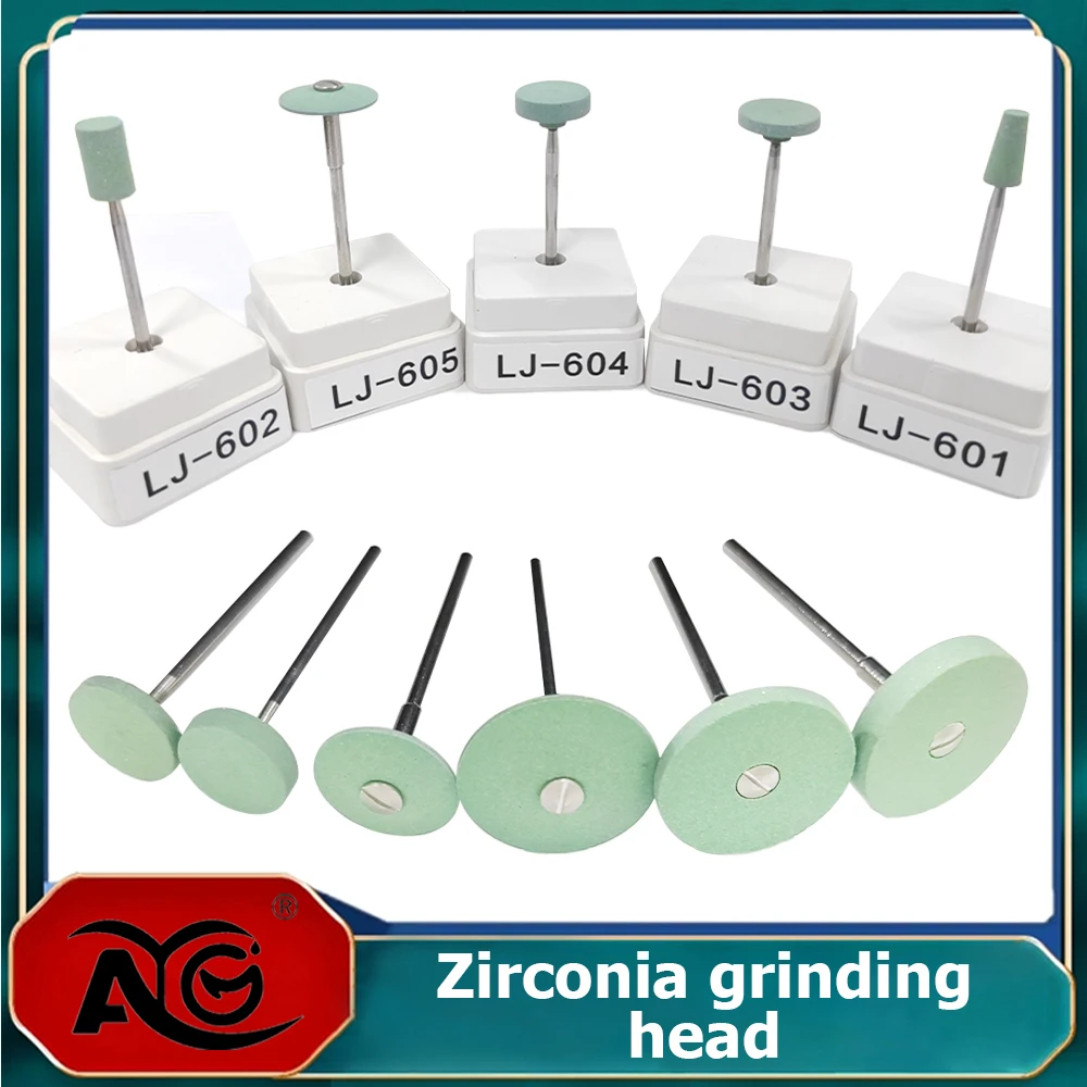 

AG 1Pcs Dental Diamond Polishing Burs Diamond Stones Zirconia Dentistry Grinding Cutter Dental Lab Drills Rotary Tools