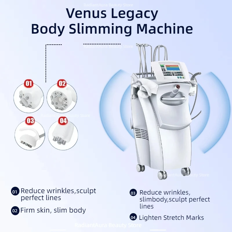 NEW Venus Legacy Body Contouring Cellulite Reduction Wrinkle Vacuum Fat Loss Skin Whitening Radiofrequency Slimming