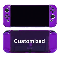 Nintendo Swith Oled Protective Case Customized DIY Kawaii Cute Cover Hard PC Shell Case Switch Accessories Joy-Con Console Case