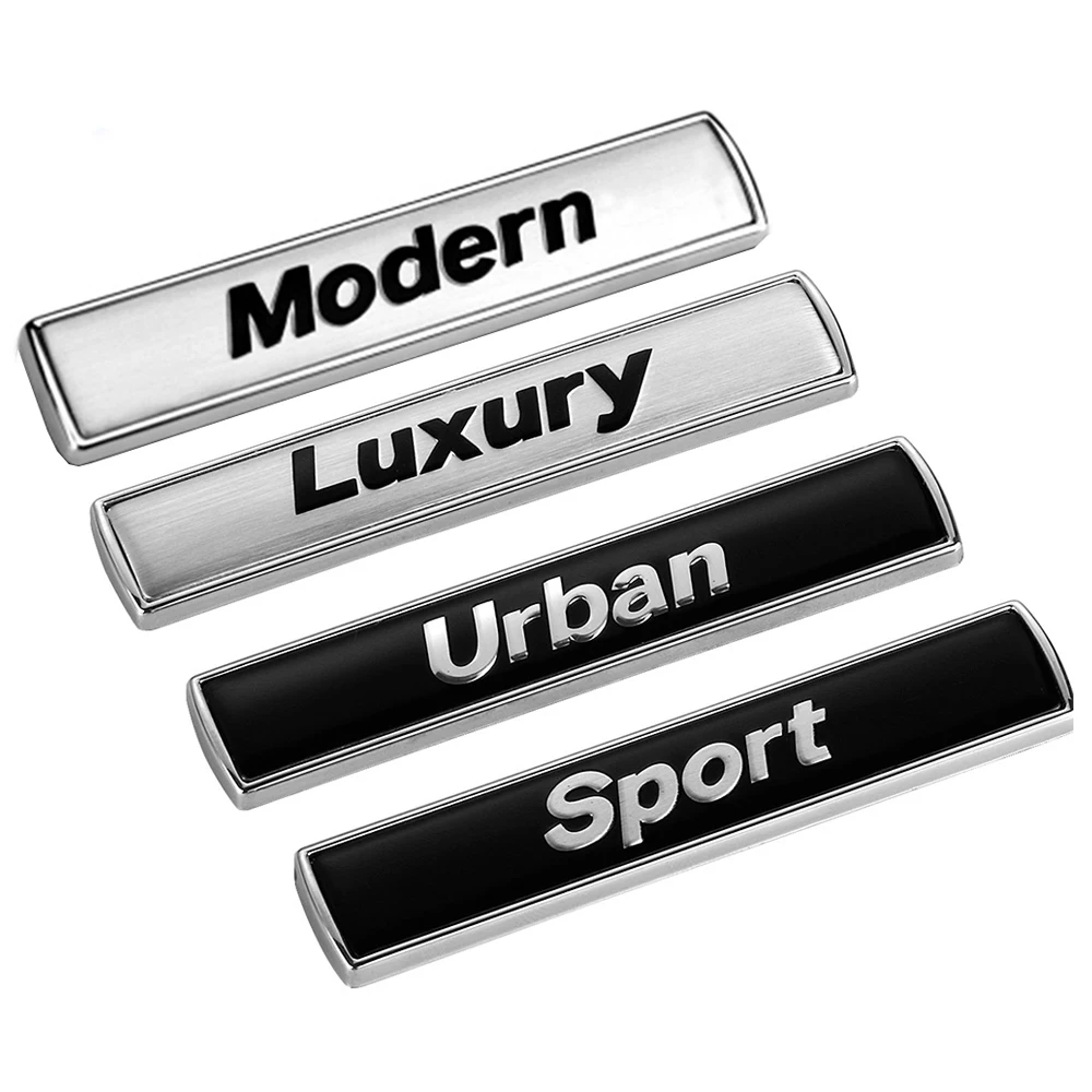 2pcs Luxury Urban Sport Fender Tail Emblem Stickers Modern Refit Decals for BMW E46 E39 E90 E60 E36 E30 E34 F30 F10 Accessories