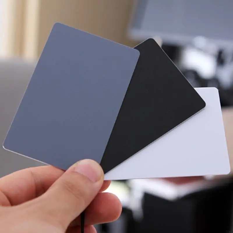 Professional Photography Gray Card For Perfect White Balance Adjustment N0HC