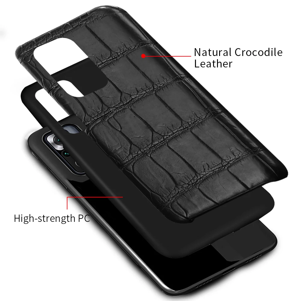 Crocodile Leather Case For Xiaomi Mi 12S Ultra 12T 13 Lite 11T Poco X3 X5 Pro F5 F3 F4 GT Cover For Redmi K60 Note 12 10 11 Pro