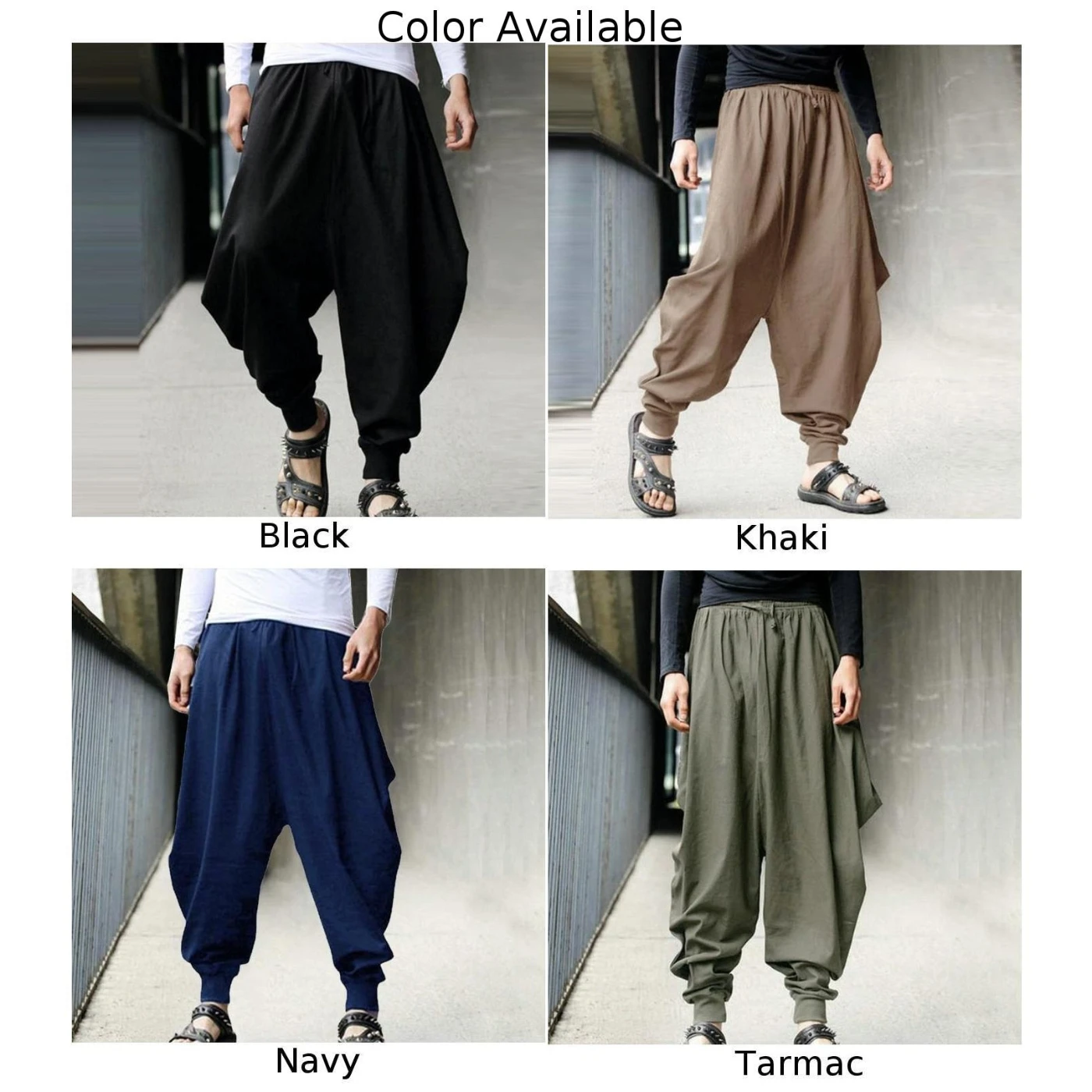 Male Pants Hot Sale Japanese Loose High Quality Pants Personalized Smooth Streets Trousers Hakama Pants