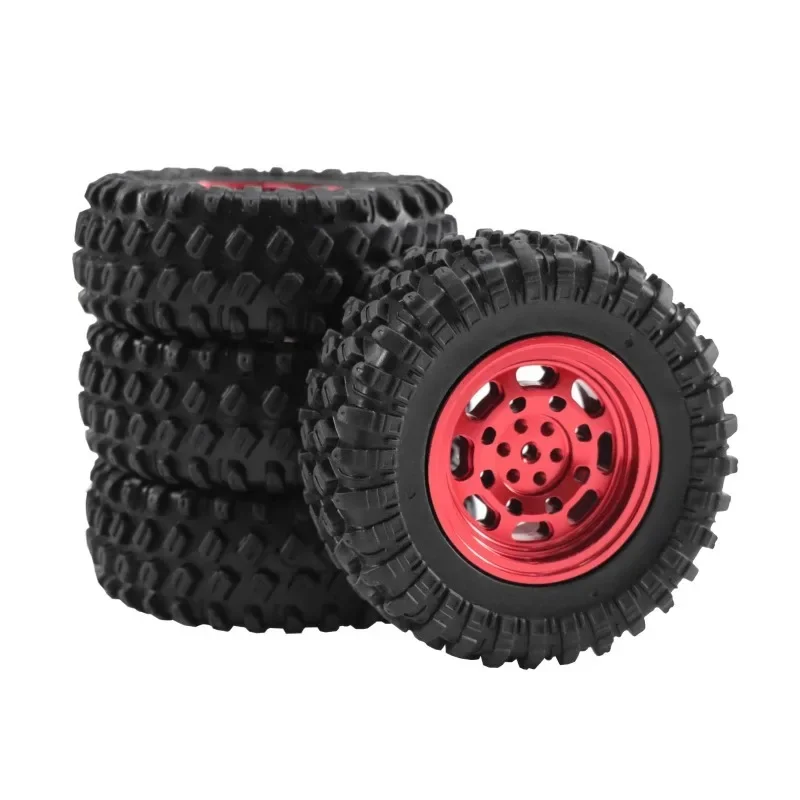 

5mm Hex MN99S Rubber RC Wheels for MN98 MN82, WPL C24-1 B36 D12 C64 D74-1 Off Road Car Upgrade, High-Performance RC Tire 71mm