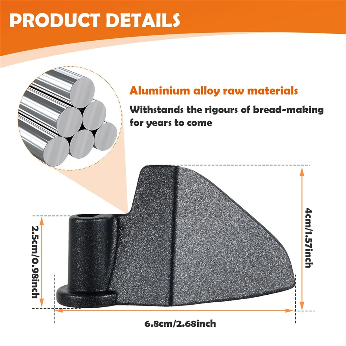 FZFZ 4Pc 빵 제조기 반죽 패들 ForCuisinart -110KP 반죽 패들 Nonstick 빵 기계 패들 교체 혼합