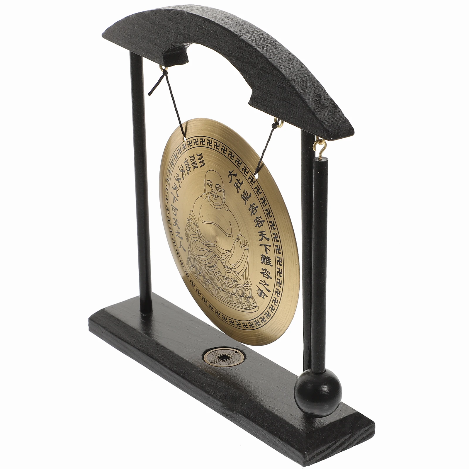 

Vintage Metal Desktop Adornment Gong Decor Home Gong For Desktop Decor Cultural Atmosphere Excellent Craftsmanship